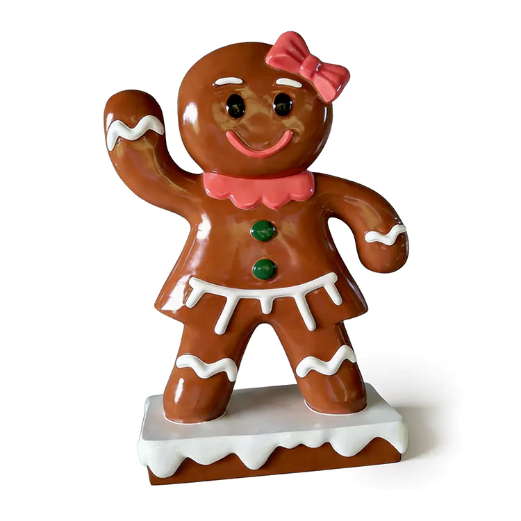 FRP Giant Gingerbread Man Sculpture