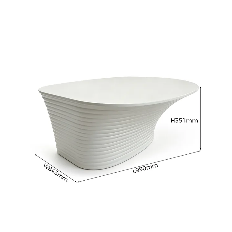Flowing Curve FRP Lounge Seating