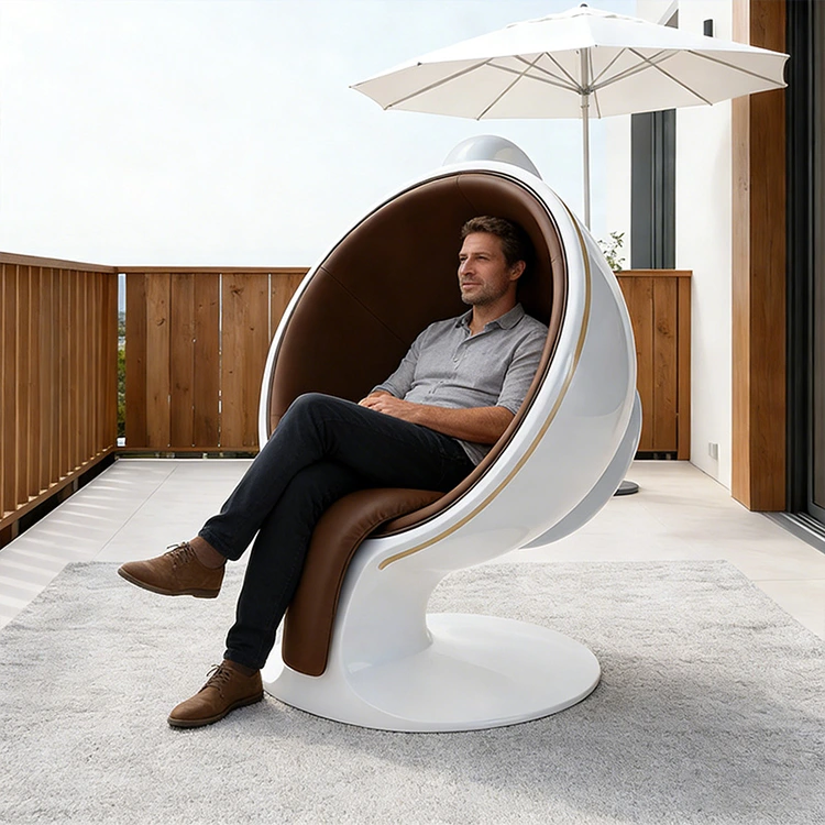 Fiberglass Coffee Cup Chair
