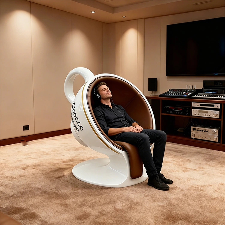 Fiberglass Coffee Cup Chair